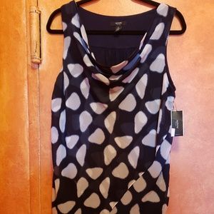 Women's tank style blouse